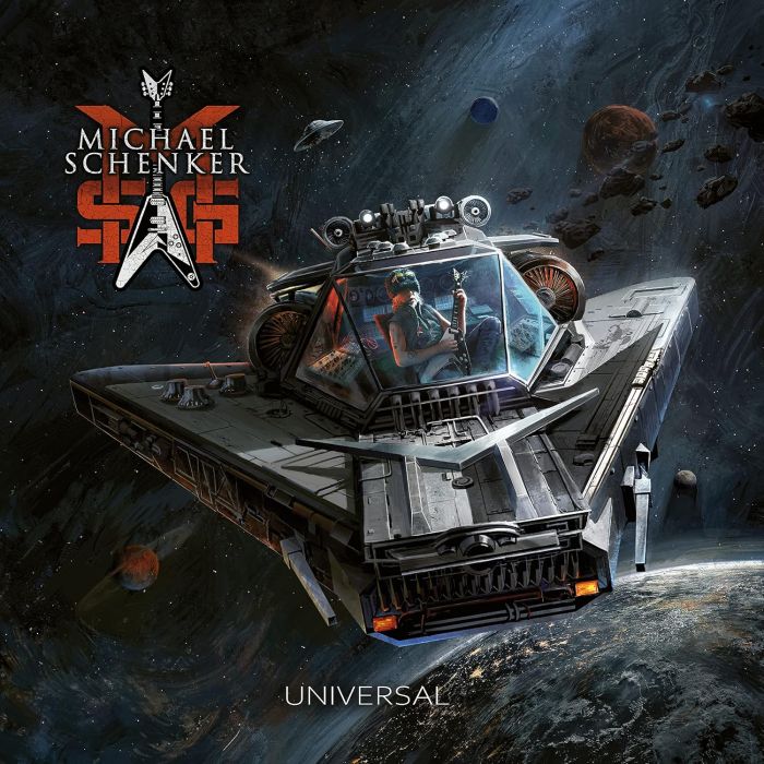MICHAEL SCHENKER GROUP - UNIVERSAL (BLUE/WHITE/BLACK MARBLED VINYL)