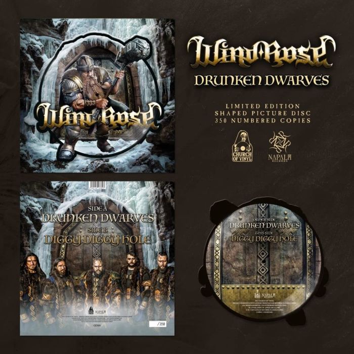 WILD ROSE - DRUNKEN DWARVES (PICTURE DISC)