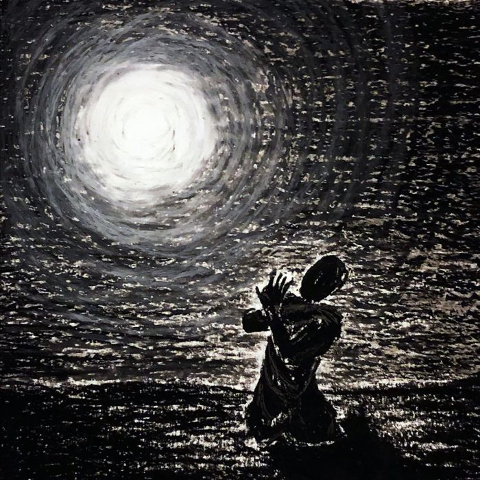 NOCTE OBDUCTA - IRRLICHT (ES SCHLAGT DEM MOND EIN KALTES HERZ) (BLACK/WHITE VINYL