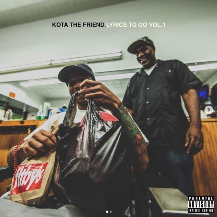 KOTA THE FRIEND - LYRICS TO GO: VOL. 1 (ORANGE/BLACK SPLATTERED 10INCH)