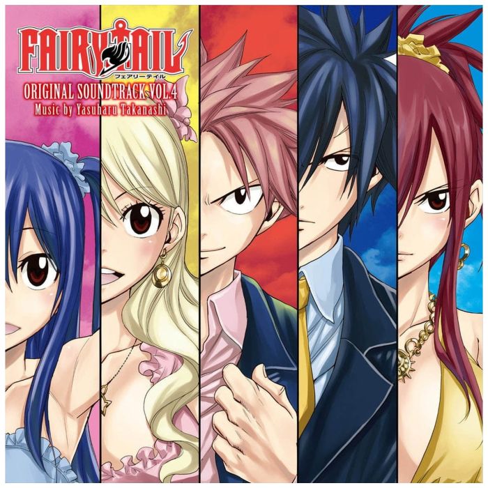 YASUHARU TAKANASHI - FAIRY TAIL ORIGINAL SOUNDTRACK VOL.4 (CLEAR RED VINYL)