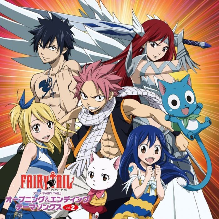 VARIOUS ARTISTS - TV ANIME FAIRY TAIL OPENING & ENDING SONGS VOL. 2 (CLEAR ORANGE V