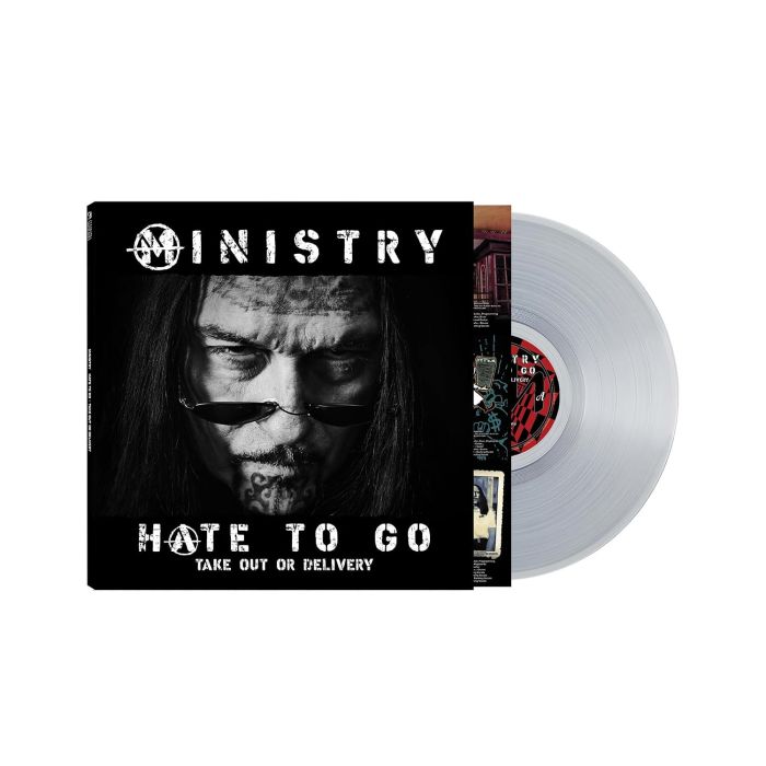 MINISTRY - HATE TO GO - TAKE OUT OR DELIVERY (CLEAR VINYL)