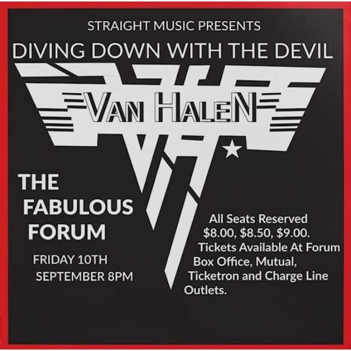 VAN HALEN - DIVING DOWN WITH THE DEVIL- LIVE AT THE LA FORUM 1982