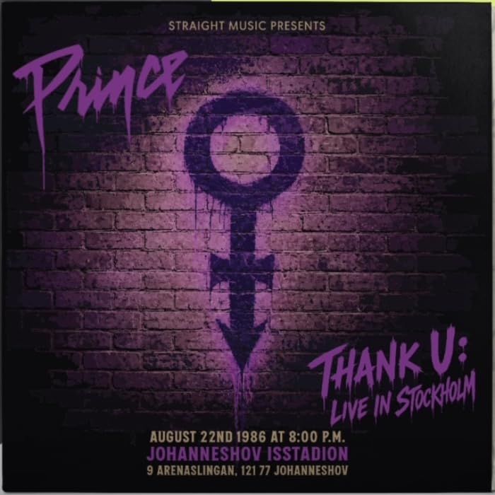 PRINCE - THANKU - LIVE IN STOCKHOLM 1986