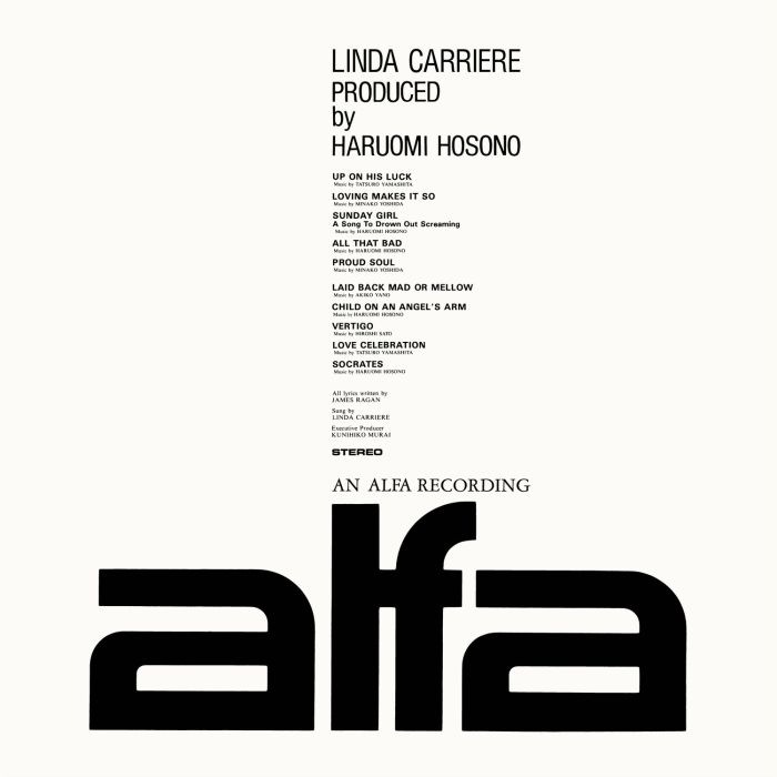Linda Carriere - Produced by Haruomi Hosono