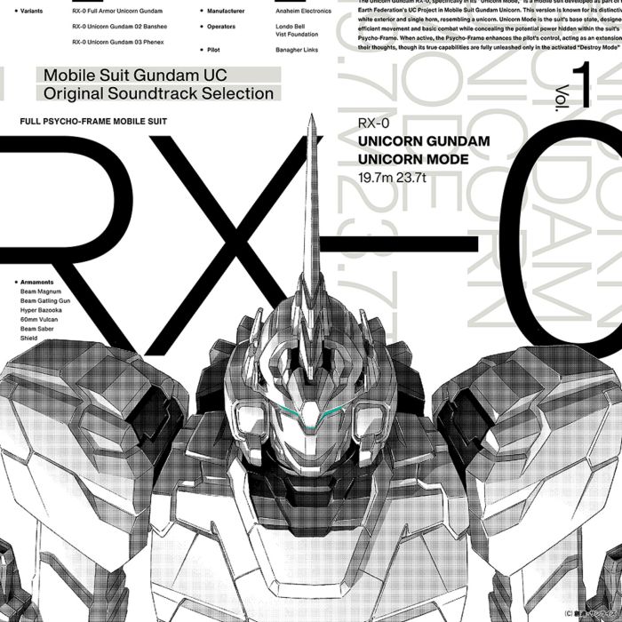 HIROYUKI SAWANO - MOBILE SUIT GUNDAM UC (OST) SELECTION VOL.1