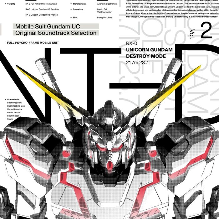 HIROYUKI SAWANO - MOBILE SUIT GUNDAM UC (OST) SELECTION VOL.2