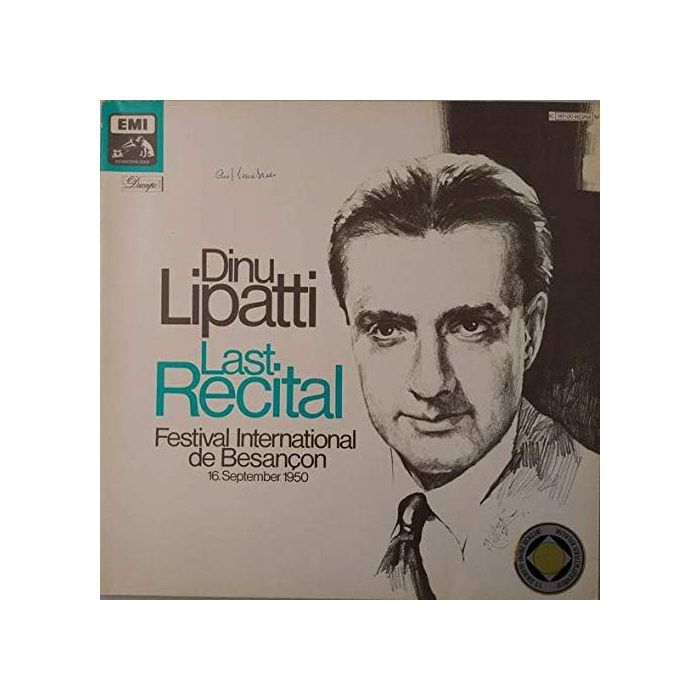 DINU LIPATTI - LAST RECITAL