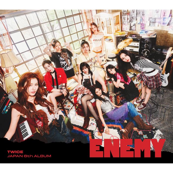 TWICE - ENEMY (EDITION A) (CD/DVD/JAPANESE IMPORT/TRADING CARD/SERIAL NUM