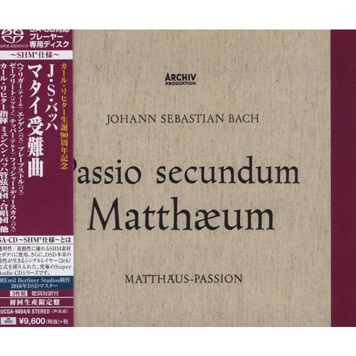 KARL RICHTER - J.S. BACH: MATTHAUS-PASSION. BWV244 (SHM)
