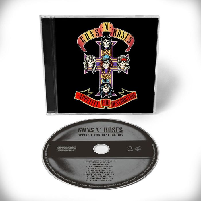 GUNS N`ROSES - APPETITE FOR DESTRUCTION