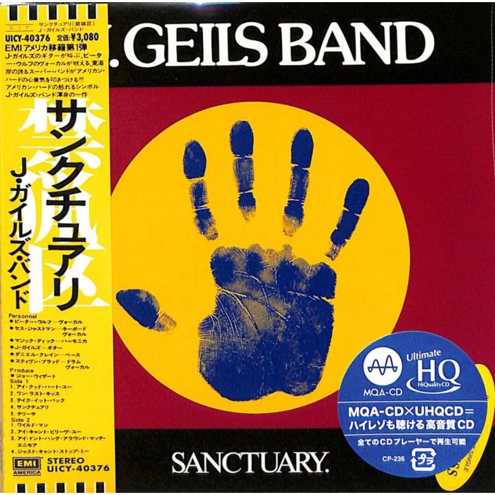 J.GEILS BAND - SANCTUARY (LIMITED)