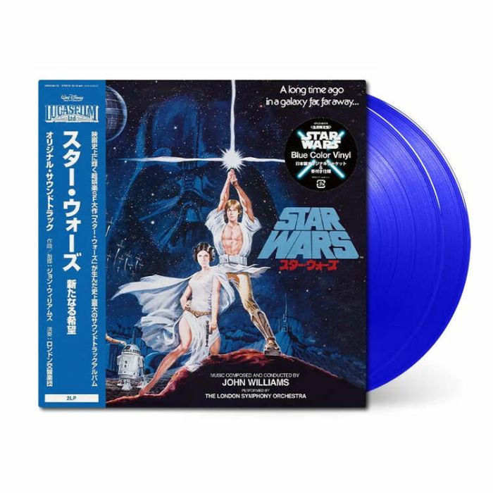 JOHN WILLIAMS - STAR WARS: A NEW HOPE OST (CLEAR DEEP BLUE VINYL)