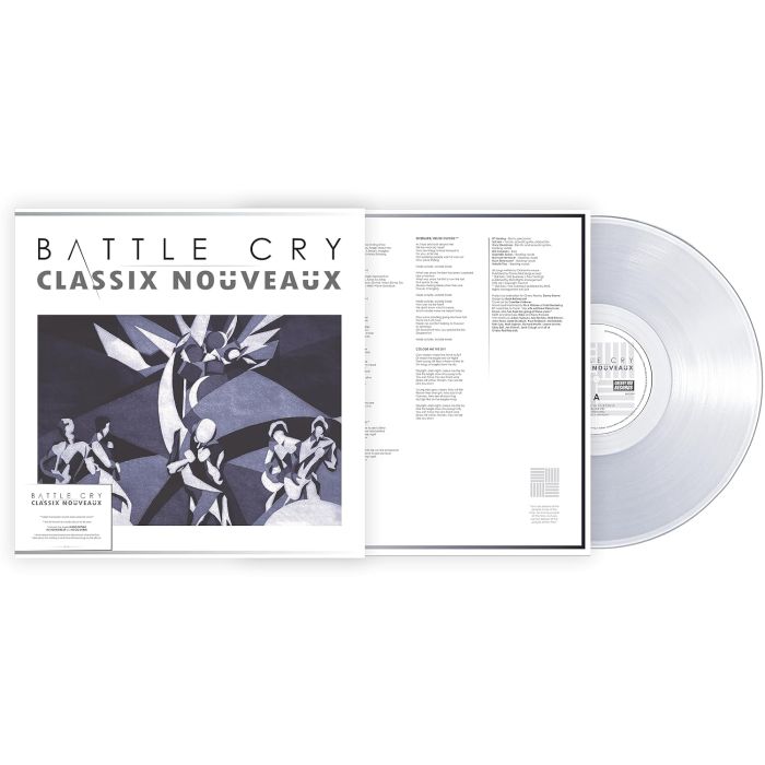 CLASSIX NOUVEAUX - BATTLE CRY (TRANSPARENT CRYSTAL CLEAR VINYL)