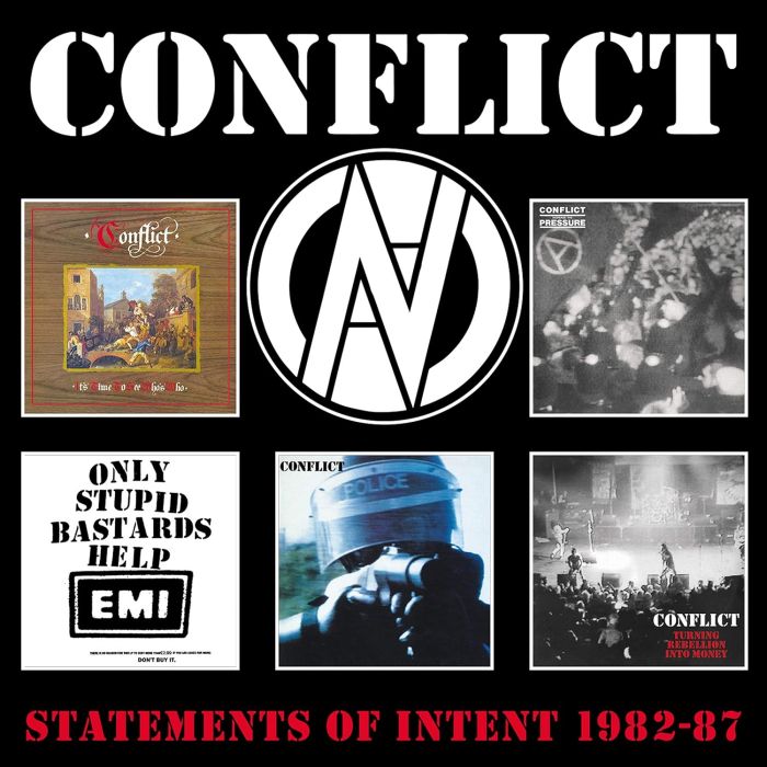 CONFLICT - STATEMENTS OF INTENT 1982-87 (5CD CLAMSHELL BOX)