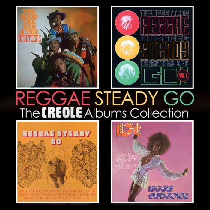 VARIOUS ARTISTS - REGGAE STEADY GO - THE CREOLE ALBUMS COLLECTION 1970 - 1972