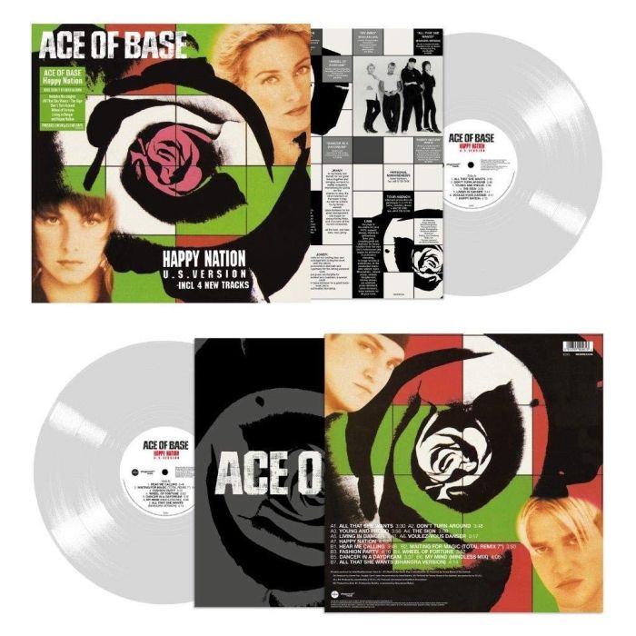 ACE OF BASE - HAPPY NATION (140G/CLEAR VINYL)