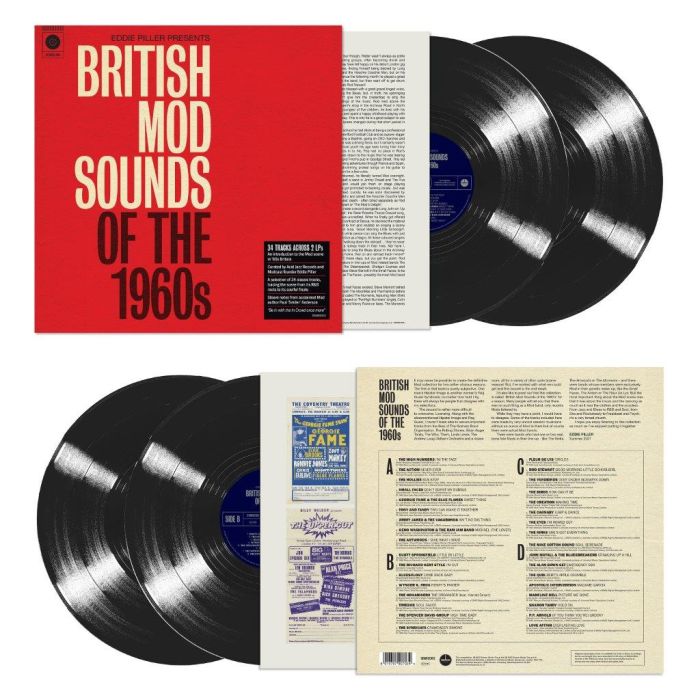 VARIOUS ARTISTS - EDDIE PILLER PRESENTS - BRITISH MOD SOUNDS OF THE 1960S (140G/2LP