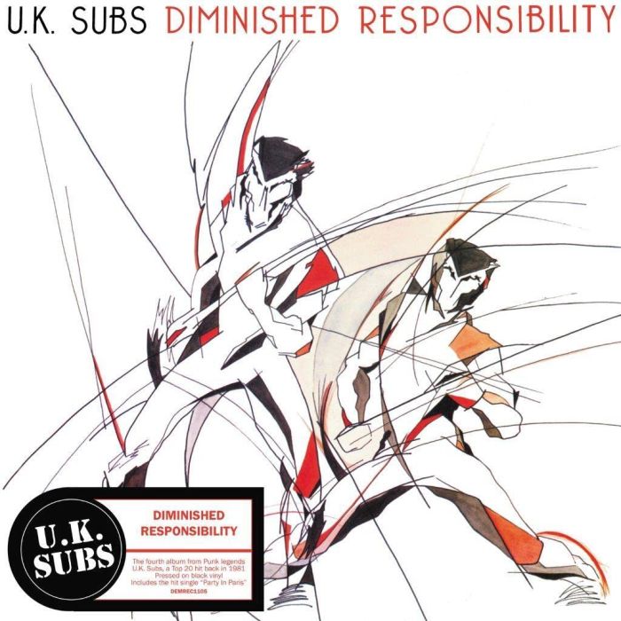 UK SUBS - DIMINISHED RESPONSIBILITY (140G)