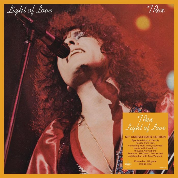 T. REX - LIGHT OF LOVE (140G/ORANGE VINYL)