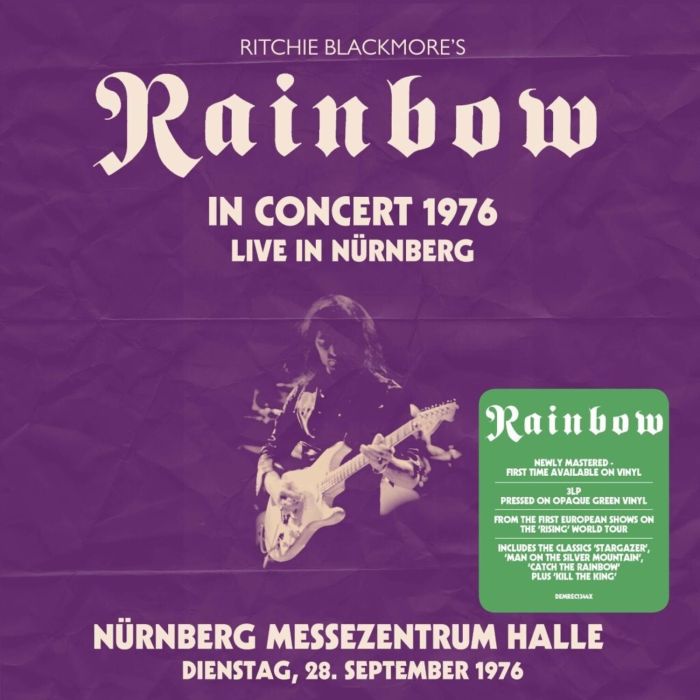 RITCHIE RAINBOW BLACKMORE'S - LIVE IN NURNBERG 1976 - NURNBERG MESSEZENTRUM HALLE 28.9.1976 (GR