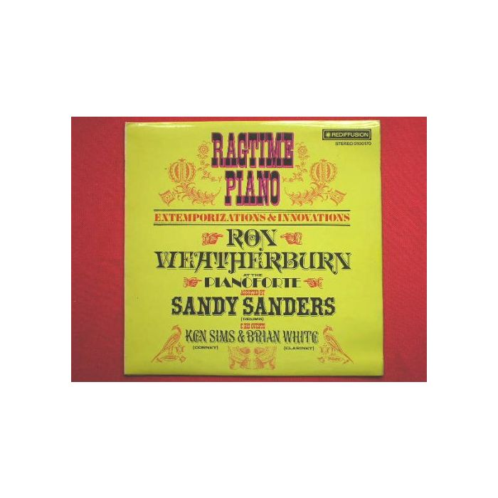 WEATHERBURN RON - RAGTIME PIANO