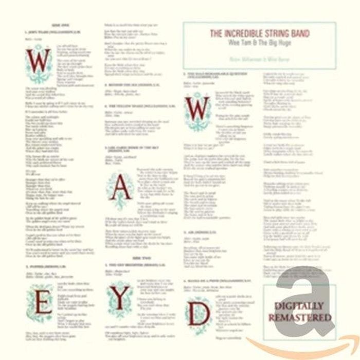 INCREDIBLE STRING BAND - WEE TAM & THE BIG HUGE (REMASTERED)
