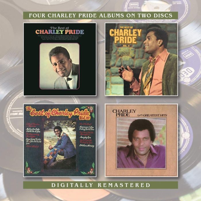 CHARLEY PRIDE - BEST OF VOLS. 1 - 3/GREATEST HITS (24BIT REMASTERS)