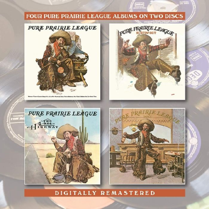PURE PRAIRIE LEAGUE - PURE PRAIRIE LEAGUE / BUSTIN OUT / TWO LANE HIGHWAY / DANCE