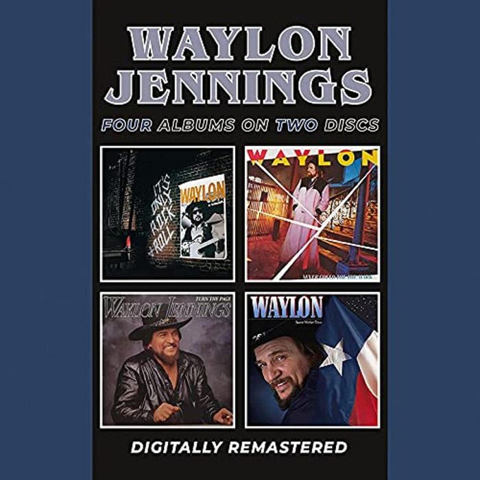 WAYLON JENNINGS - IT'S ONLY ROCK & ROLL / NEVER COULD TOE THE MARK / TURN THE PAGE