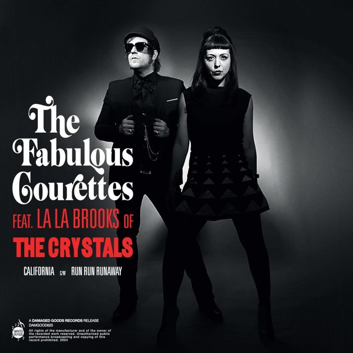 COURETTES FEATURING LA LA BROOKS - CALIFORNIA (RED VINYL)