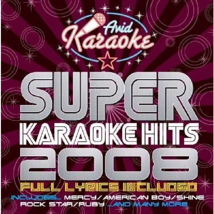VARIOUS ARTISTS - SUPER KARAOKE HITS 2008 / VARIOUS