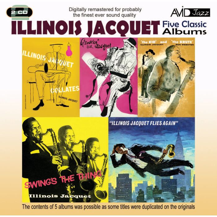 ILLINOIS JACQUET - FIVE CLASSIC ALBUMS