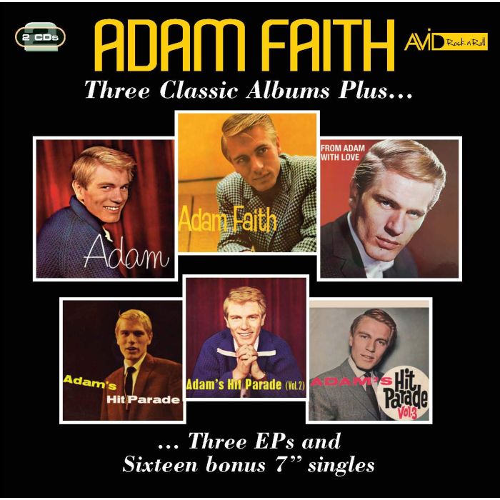 ADAM FAITH - THREE CLASSIC ALBUMS PLUS