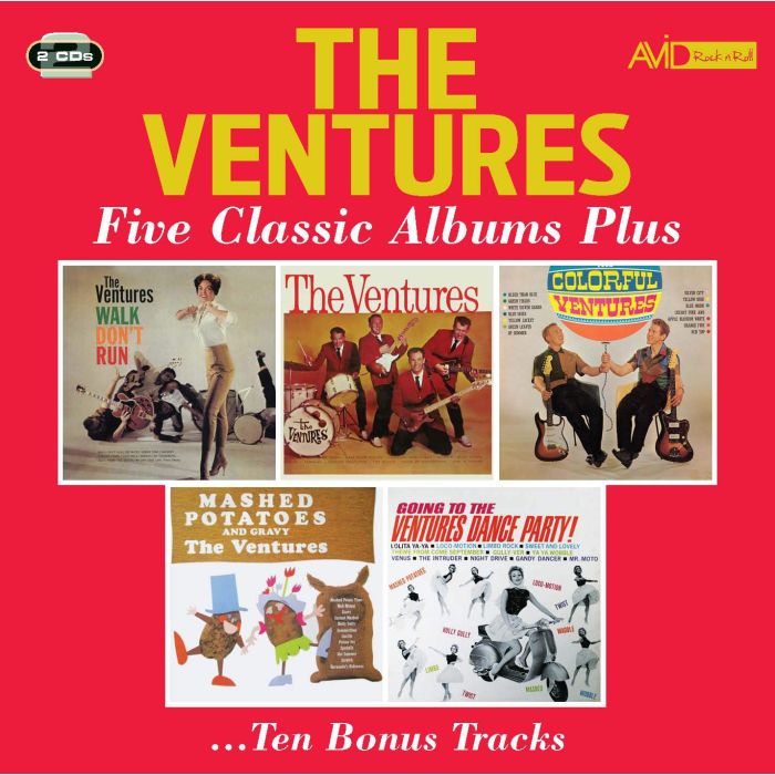 VENTURES - FIVE CLASSIC ALBUMS PLUS