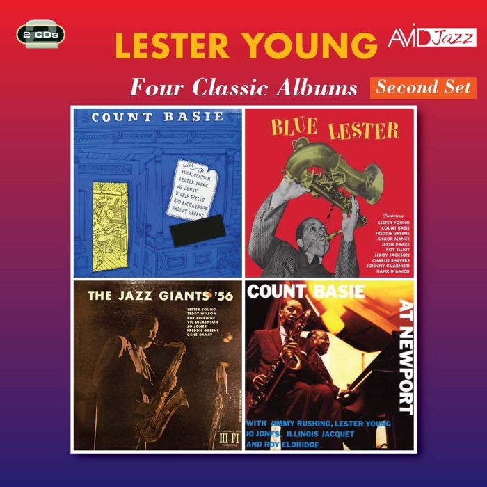 LESTER; COUNT BASIE YOUNG - KANSAS CITY SEVEN & LESTER YOUNG QUARTET / BLUE LESTER / JAZZ GIA