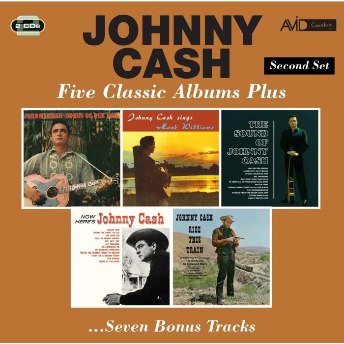 JOHNNY CASH - SONGS OF OUR SOIL / SINGS HANK WILLIAMS / SOUND OF JOHNNY CASH /