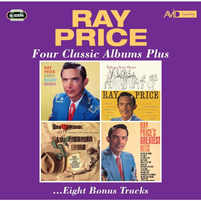 RAY PRICE - SINGS HEART SONGS / TALK TO YOUR HEART / SAN ANTONIO ROSE / GREAT