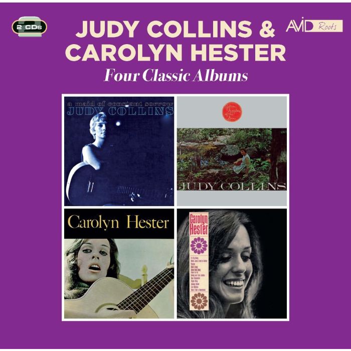 COLLINS,JUDY & CAROLYN HESTER - FOUR CLASSIC ALBUMS (MAID OF CONSTANT SORROW, GOLDEN APPLES, CARO