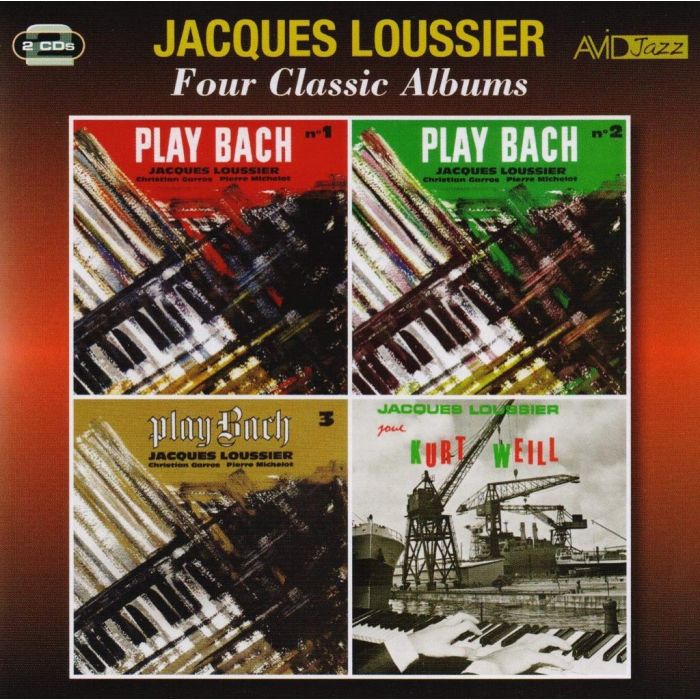 JACQUES LOUSSIER - 4 CLASSIC ALBUMS: PLAY BACH VOL 1 / PLAY BACH VOL 2 / PLAY BACH V