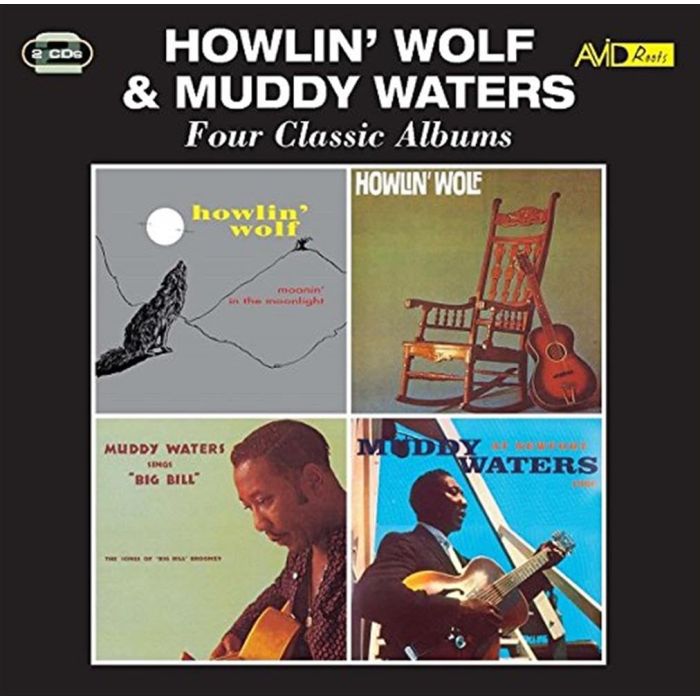 MUDDY WATERS; HOWLIN WOLF - 4 CLASSIC ALBUMS