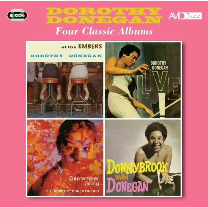 DOROTHY DONEGAN - 4 CLASSIC ALBUMS: AT THE EMBERS / LIVE / SEPTEMBER SONG / DONNYBR