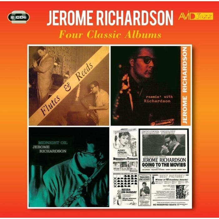 JEROME RICHARDSON - 4 CLASSIC ALBUMS: FLUTES & REEDS / ROAMIN WITH RICHARDSON / MIDNI