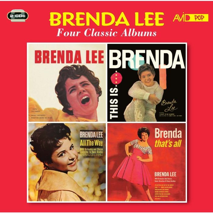 BRENDA LEE - 4 CLASSIC ALBUMS