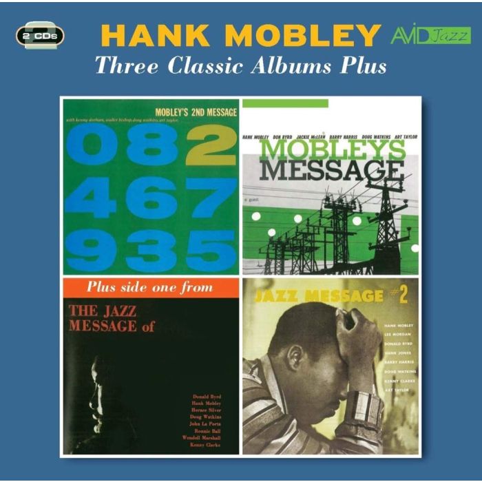 HANK MOBLEY - 3 CLASSIC ALBUMS PLUS (MOBLEY'S MESSAGE / 2ND MESSAGE / JAZZ MESS