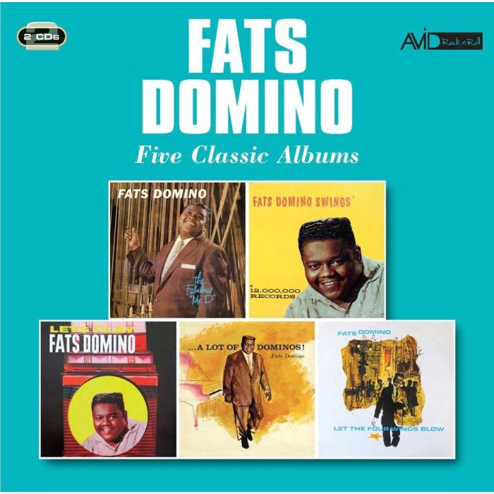 FATS DOMINO - FABULOUS MR D / SWINGS / LETS PLAY / LOT OF DOMINOS / LET THE 4 W