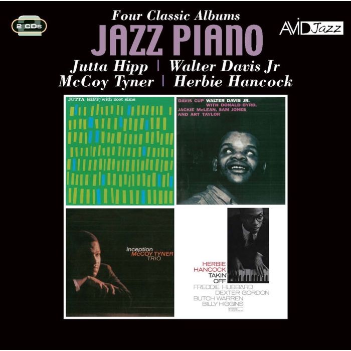HIPP,JUTTA; DAVIS JR,WALTER; TYNER,MCCOY; HANCOCK,HERBIE - JAZZ PIANO - FOUR CLASSIC ALBUMS (JUTTA HIPP WITH ZOOT SIMS / DAV