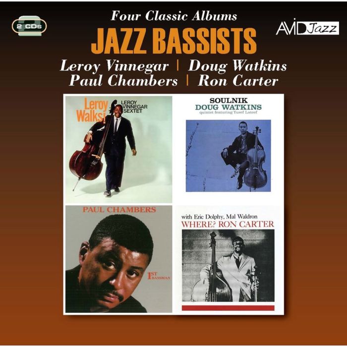 LEROY; DOUG WATKINS; PAUL CHAMBERS; RON CARTER VINNEGAR - LEROY WALKS! / SOULNIK / 1ST BASSMAN / WHERE?