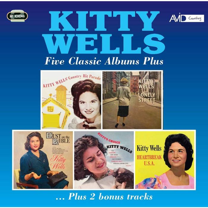 KITTY WELLS - FIVE CLASSIC ALBUMS PLUS